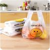 Pack of 800 Thank You Plastic Bags 11.5 x 6.5 x 22. Carry-Out T-Shirt Bags 11 1/2 x 6 1/2 x 22; Thickness 0.55 mil. Preprinted Shopping Bags. Poly Bag