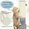 31 Inch Tall Cat Scratching Post Claw Scratcher with Sisal Rope and 2 plush Ball