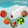 Roll of 250 Freezer Food Storage Bags 18 x 24 Utility Roll Bags with Twist Ties 13 Micron Plastic Bags Thickness 0.5 Mil for Storing and Transporting