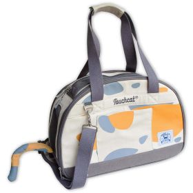 Touchcat 'Tote-Tails' Designer Airline Approved Collapsible Cat Carrier (Color: White)